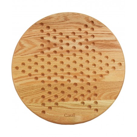 14 inch Solid Oak Wooden Chinese Checkers Board Game $82.13 Board Games