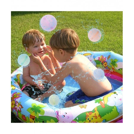 8 PCS Reusable Water Balloons for Kids Adults Refillable Water Balloons Quick Fill Self Sealing Magnetic Water Balloons for S...