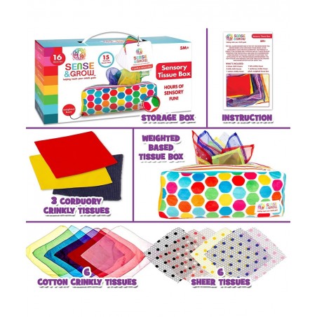 Sense & Grow Sensory Magic Tissue Box $38.89 Balls for Babies & Toddlers