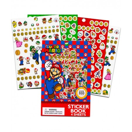 Nintendo Mario Sticker Ultimate Pack Set ~ Over 600 Super Mario Stickers Featuring Mario Luigi and More | Mario Sticker Books...