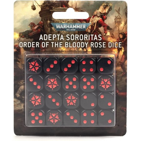 Adepta Sororitas Order of The Bloody Rose Dice Set $60.38 Game Accessories
