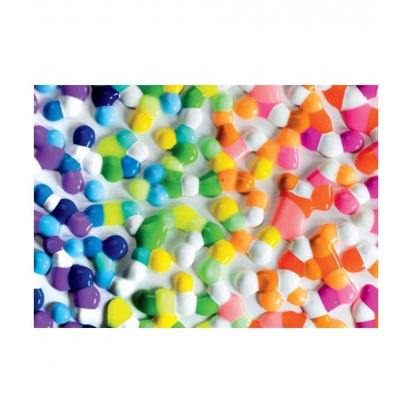 Josie Lewis - Candy Chrome - 500 Piece Jigsaw Puzzle $21.50 Jigsaw Puzzles