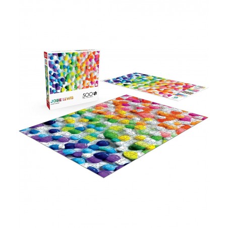 Josie Lewis - Candy Chrome - 500 Piece Jigsaw Puzzle $21.50 Jigsaw Puzzles