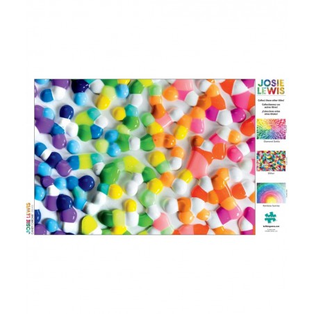 Josie Lewis - Candy Chrome - 500 Piece Jigsaw Puzzle $21.50 Jigsaw Puzzles