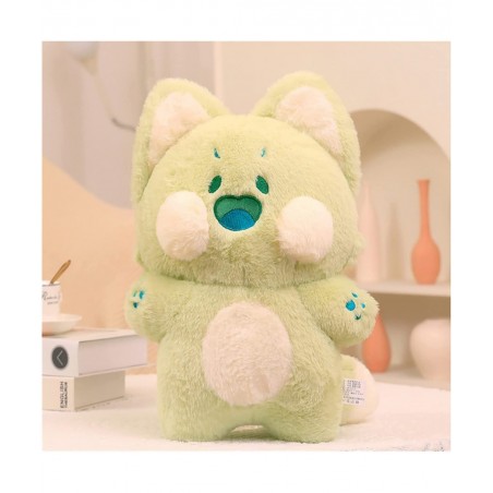 Cat Plush Cat Pillow Cute Red Panda Bear Plush Doll Doodle Meow Plush Toy Cute Cartoon Soft Stuffed Kitten Pillow Doll Plush ...