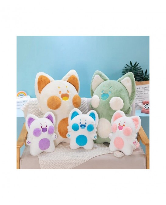 Cat Plush Cat Pillow Cute Red Panda Bear Plush Doll Doodle Meow Plush Toy Cute Cartoon Soft Stuffed Kitten Pillow Doll Plush ...