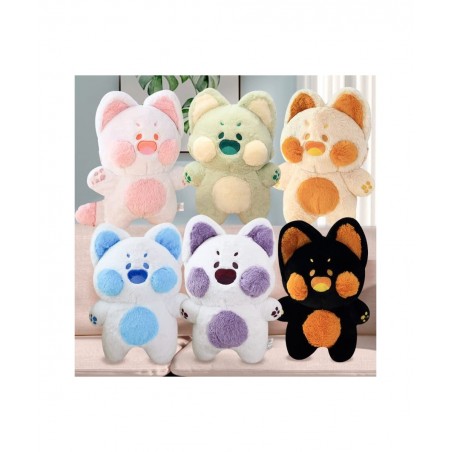 Cat Plush Cat Pillow Cute Red Panda Bear Plush Doll Doodle Meow Plush Toy Cute Cartoon Soft Stuffed Kitten Pillow Doll Plush ...