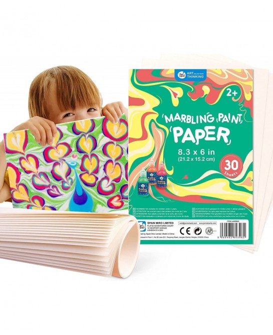 Marbling Paint Paper Best Paper Refill for All Marbling Paint Kit Perfect Water Art Paint Mate Paper Suit for Creative Painti...