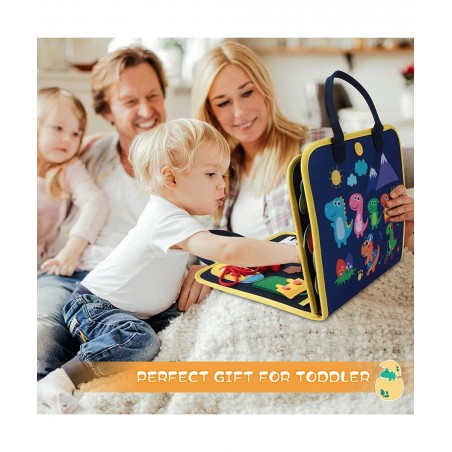 Nicetage Busy Board for Toddlers  Montessori Toys for 1 2 3 4 Year Old  Toddler Toys  Sensory Activity Board Learn Fine Motor...