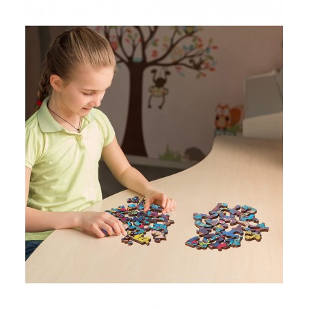 Elephant Wooden Puzzles Wooden Animal Shape Jigsaw Puzzles Colorful Elephant Funny Animal Puzzles Animal Shaped Wooden Craft ...