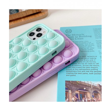 Sensory iPhone 13 Pro Case - Push Pop Fidget Toy - Slim - Lightweight - Matte - Silky Soft Touch - Bubble Fidget Sensory Toy ...