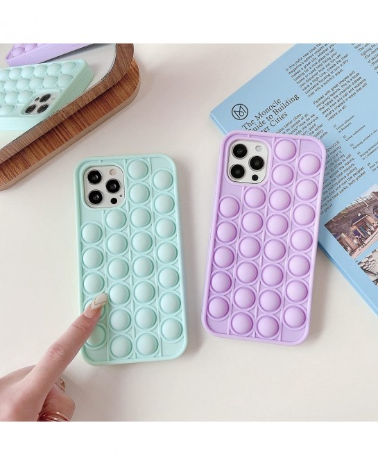 Sensory iPhone 13 Pro Case - Push Pop Fidget Toy - Slim - Lightweight - Matte - Silky Soft Touch - Bubble Fidget Sensory Toy ...