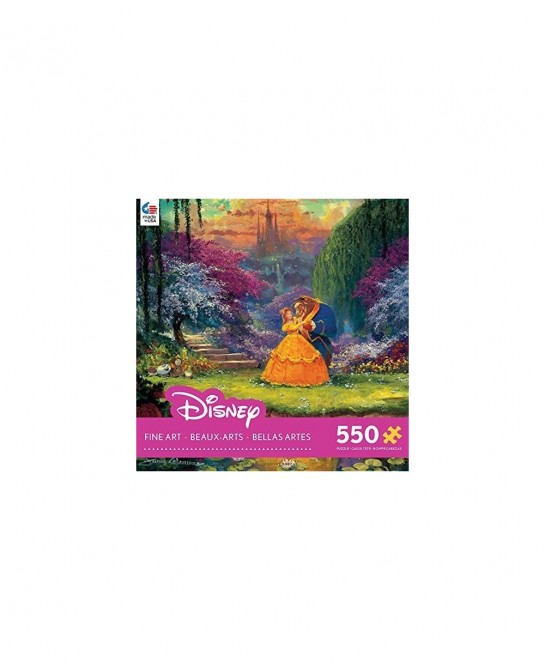 James Coleman Disney Fine Art Beauty & The Beast Garden Waltz Jigsaw Puzzle 550 Pieces $22.71 Jigsaw Puzzles