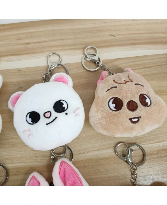 Stray Kids Skzoo Plushies Pendant Cute Anime Cosplay Plush Toys Stuffed Animals Keychain Christmas Birthday Gifts for Childre...