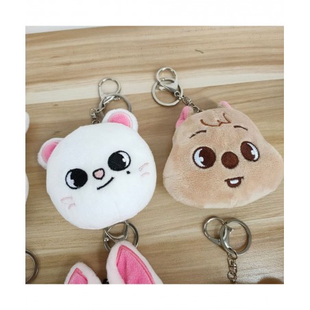 Stray Kids Skzoo Plushies Pendant Cute Anime Cosplay Plush Toys Stuffed Animals Keychain Christmas Birthday Gifts for Childre...