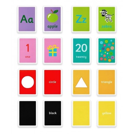 Educational Flash Cards Toddler Kids 66 Flashcards Alphabet Numbers Shapes Colors $26.17 Educational Flash Cards