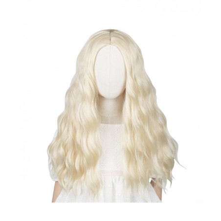 Blonde Kids Sarah Costume Wig Long Curly Blonde Cosplay Wig for Girls $41.56 Kids' Dress-Up Accessories
