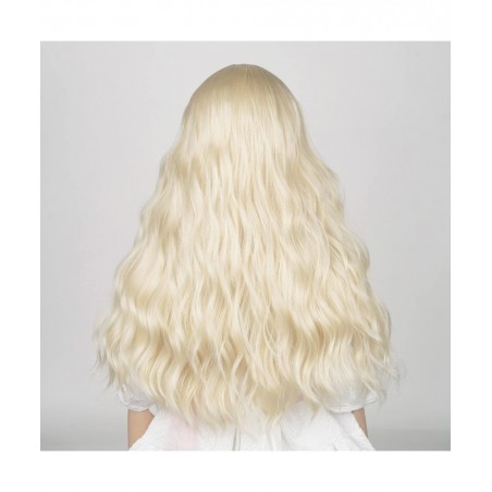 Blonde Kids Sarah Costume Wig Long Curly Blonde Cosplay Wig for Girls $41.56 Kids' Dress-Up Accessories