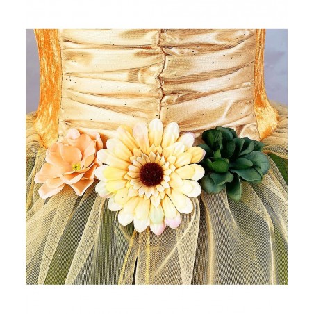 Fairy Costume Dress for Girls Green Princess Flower Girl Dress Tutu Dress with Headband and Wings $47.96 Kids' Costumes