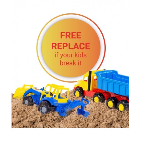 Dump Truck Toy - Excavator Toy for Boys Set - Beach Toys For Toddlers - Sandbox Toys For Toddlers Age 2-4 - Construction Vehi...