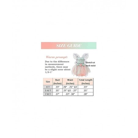 Fairy Costume Dress for Girls Green Princess Flower Girl Dress Tutu Dress with Headband and Wings $47.96 Kids' Costumes