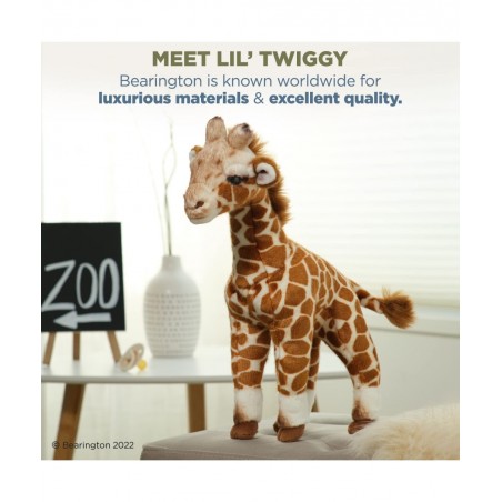 Bearington Twiggie Plush Giraffe Stuffed Animal 15 Inch $44.34 Stuffed Animals & Teddy Bears