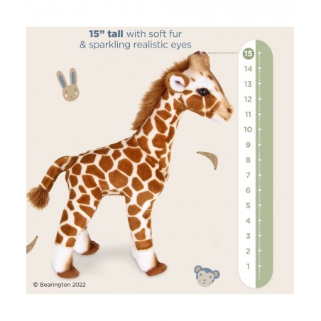 Bearington Twiggie Plush Giraffe Stuffed Animal 15 Inch $44.34 Stuffed Animals & Teddy Bears
