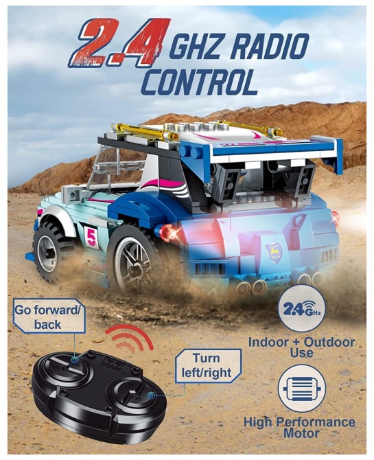 Building Toys - Stem Toys Compatible with Lego for Kids Age 8+ - 281 Pcs Building Kits Remote Control Car - RC Cars Birthday ...