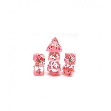 HS DICE Strawberries Dice Set DND Dice Set Polyhedral Dice Set for Dungeon and Dragons MTG RPG D&D D20 D12 D10 D8 D6 D4 $26.5...