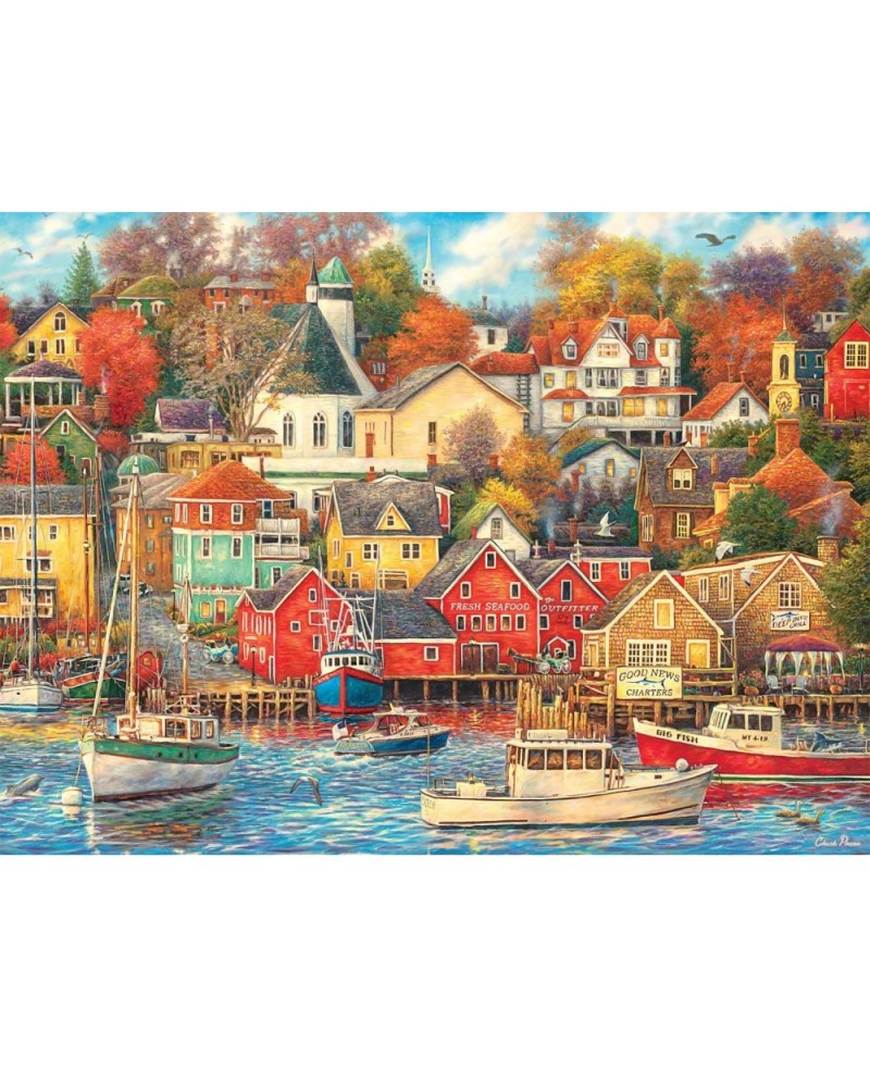 Good Times Harbor - 1000 Piece Jigsaw Puzzle $26.37 Jigsaw Puzzles