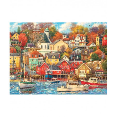Good Times Harbor - 1000 Piece Jigsaw Puzzle $26.37 Jigsaw Puzzles