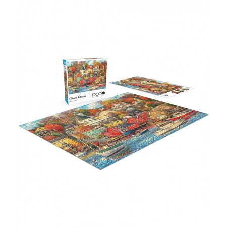 Good Times Harbor - 1000 Piece Jigsaw Puzzle $26.37 Jigsaw Puzzles