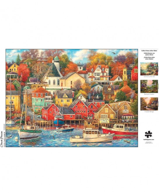 Good Times Harbor - 1000 Piece Jigsaw Puzzle $26.37 Jigsaw Puzzles