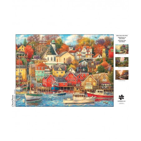 Good Times Harbor - 1000 Piece Jigsaw Puzzle $26.37 Jigsaw Puzzles