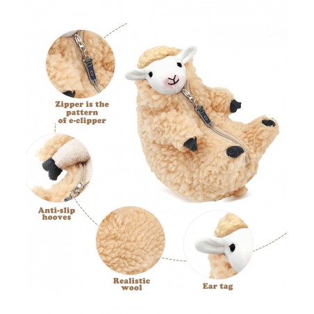 Cute Shaved Sheep Stuffed Animals Kawaii Lamb Plush Toys Birthday Funny Gifts for Women Girls Boys Kids Teens Small Plushies ...