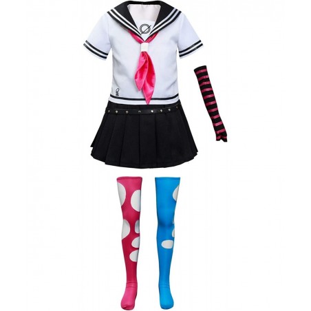 Kids Girls Mioda Ibuki Cosplay Costume Dress Halloween Uniform Outfit $26.12 Kids' Costumes