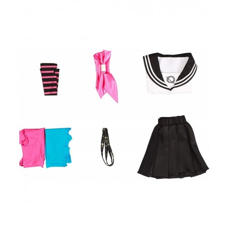 Kids Girls Mioda Ibuki Cosplay Costume Dress Halloween Uniform Outfit $26.12 Kids' Costumes