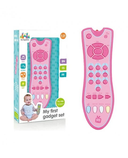 Baby Infant Remote Control Early Educational Toy?Numbers Learning Electric Pink $16.86 Electronic Learning & Education Toys