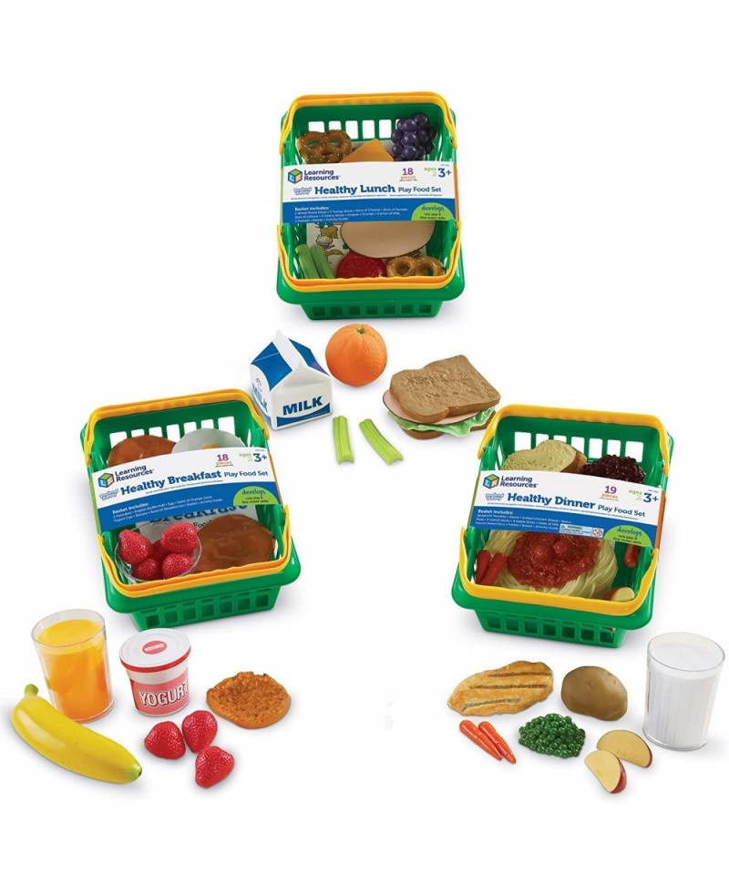 Pretend & Play Healthy Foods Set 3 Baskets of Plastic Play Food Ages 3+ $89.81 Toy Kitchen Products