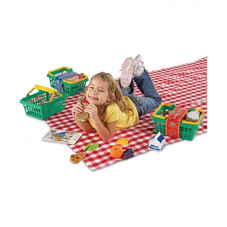 Pretend & Play Healthy Foods Set 3 Baskets of Plastic Play Food Ages 3+ $89.81 Toy Kitchen Products