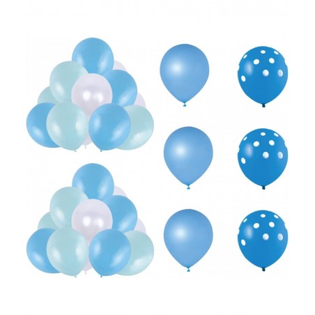 Gender Reveal Decorations Birthday Party Supplies 144Pcs Include 59Balloon 20kids' Party Plates 20cups 20Napkins and 25Straws...