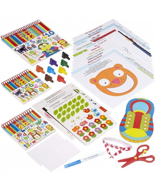 Alex Discover Ready Set School Craft Kit Kids Art and Craft Activity Skill Building Set for Pre School Children Learn Basic S...