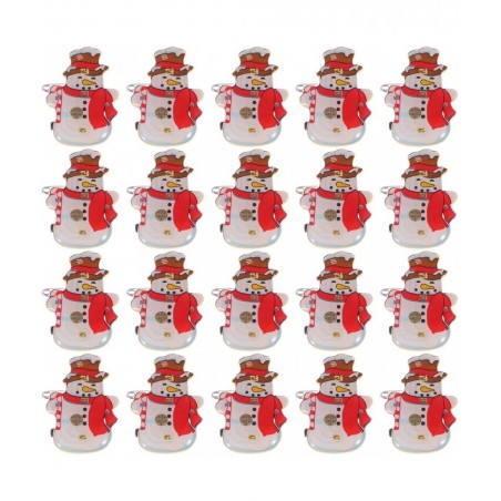 Christmas LED Flashing Brooch Pin Holiday Xmas Snowman Badge Brooch for Children Gift Party Favors 25Pcs $16.94 Kids' Party F...