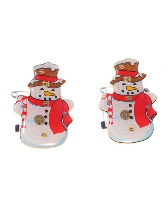 Christmas LED Flashing Brooch Pin Holiday Xmas Snowman Badge Brooch for Children Gift Party Favors 25Pcs $16.94 Kids' Party F...