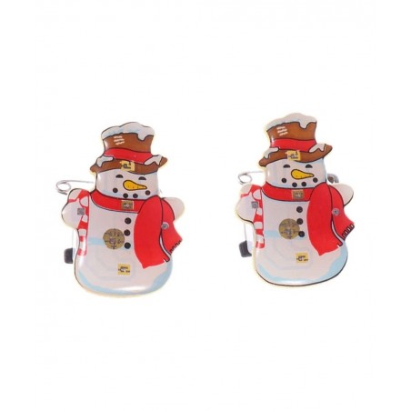 Christmas LED Flashing Brooch Pin Holiday Xmas Snowman Badge Brooch for Children Gift Party Favors 25Pcs $16.94 Kids' Party F...