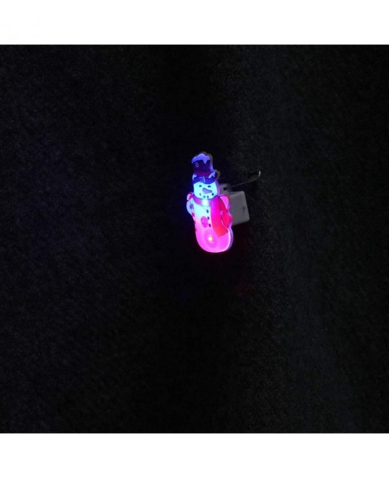 Christmas LED Flashing Brooch Pin Holiday Xmas Snowman Badge Brooch for Children Gift Party Favors 25Pcs $16.94 Kids' Party F...