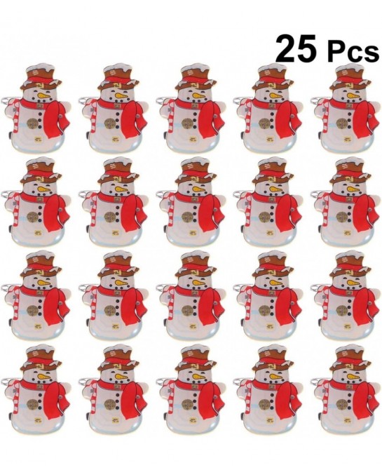 Christmas LED Flashing Brooch Pin Holiday Xmas Snowman Badge Brooch for Children Gift Party Favors 25Pcs $16.94 Kids' Party F...