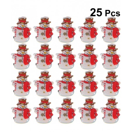 Christmas LED Flashing Brooch Pin Holiday Xmas Snowman Badge Brooch for Children Gift Party Favors 25Pcs $16.94 Kids' Party F...