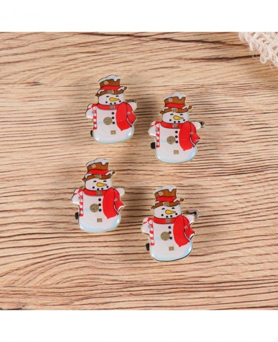 Christmas LED Flashing Brooch Pin Holiday Xmas Snowman Badge Brooch for Children Gift Party Favors 25Pcs $16.94 Kids' Party F...