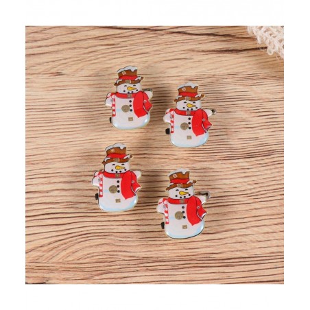 Christmas LED Flashing Brooch Pin Holiday Xmas Snowman Badge Brooch for Children Gift Party Favors 25Pcs $16.94 Kids' Party F...